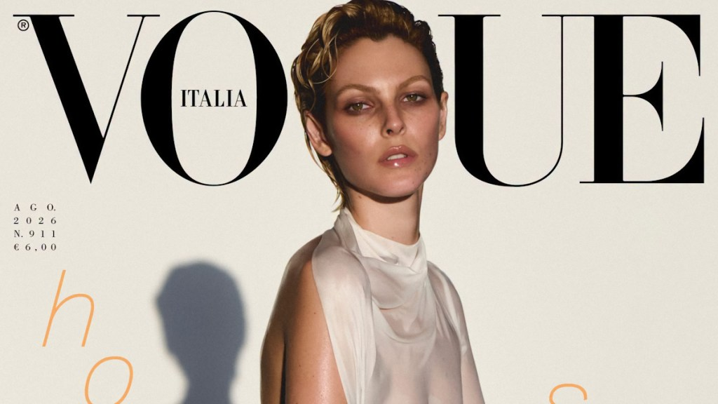 Vittoria Ceretti Goes Short & Blond on the Sultry August 2026 Cover of Vogue Italia