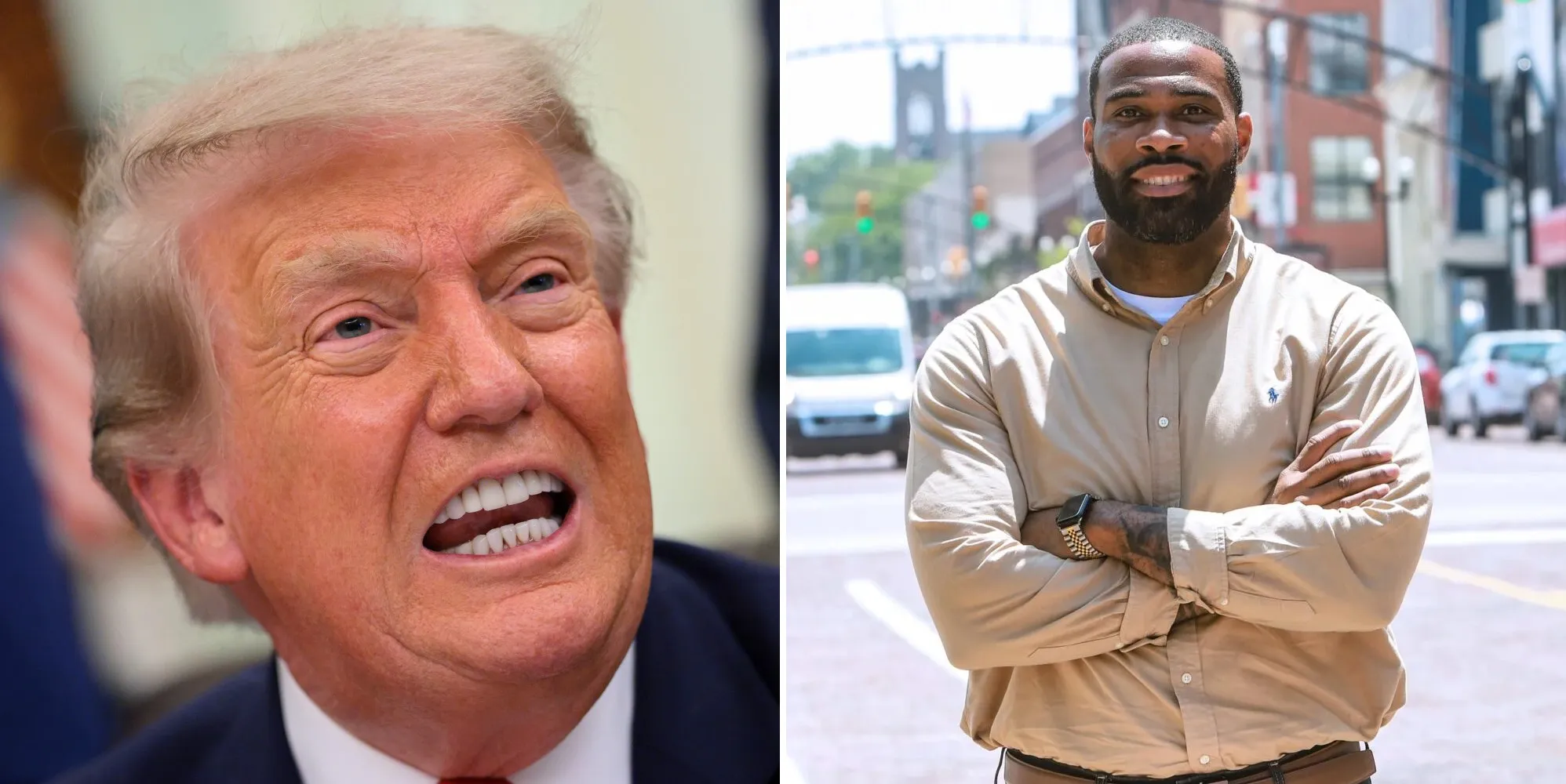 Trump endorses man who ‘entered politics as trans woman used same restroom as daughter’