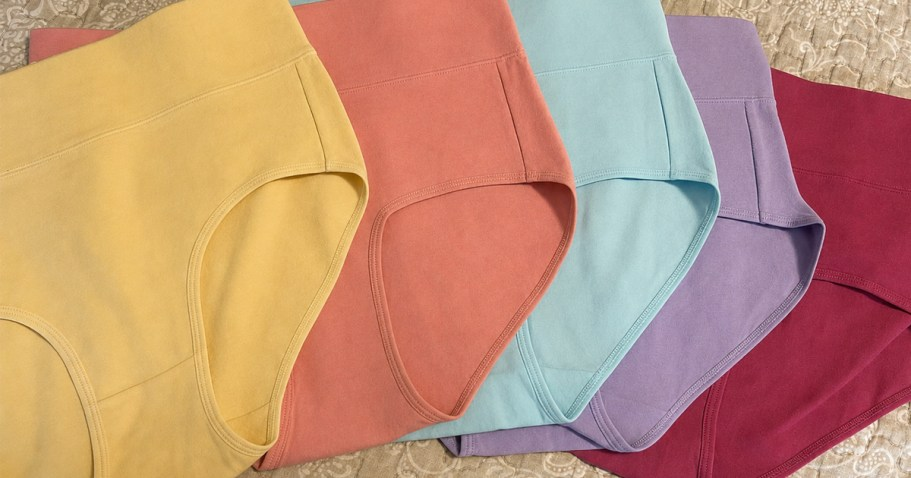 Women’s Cotton Underwear 5-Pack Only $11.99 on Amazon (Over 50K Reviews!)