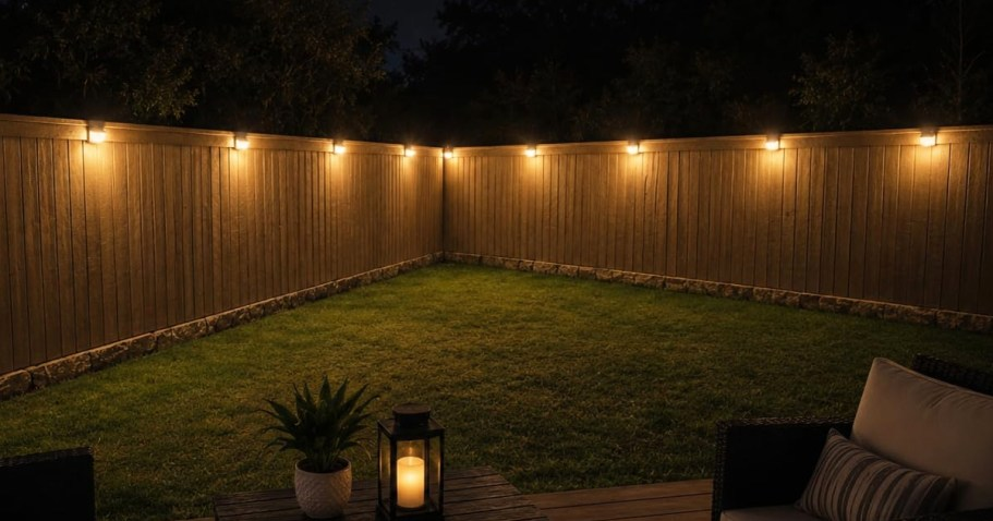 Solar Motion Sensor Lights 6-Pack Just $18.99 Shipped for Prime Members