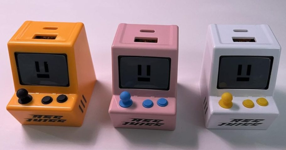 Retro Video Game USB-C Charger Block 3-Pack Just $11.89 on Amazon (Reg. $17)