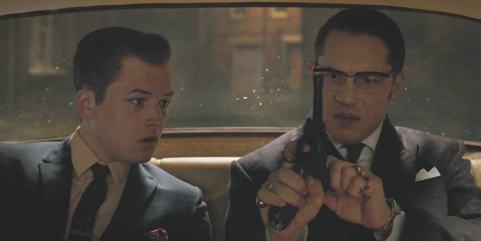 Taron Egerton admits he kissed Tom Hardy in unscripted Legend scene