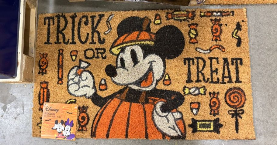 Fun New Halloween Doormats at Lowe’s | Disney, Bluey, Peanuts & More