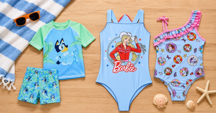 WOW! Walmart Kids Character Swimsuits from $4.76
