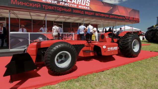 Formula 1 Tractor Brings The Grand Prix Down To The Farm