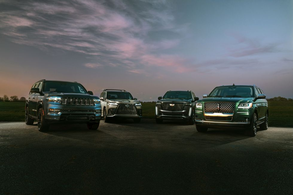 Comparison Test: 2022 Cadillac Escalade vs. Jeep Grand Wagoneer vs. Lexus LX600 vs. Lincoln Navigator