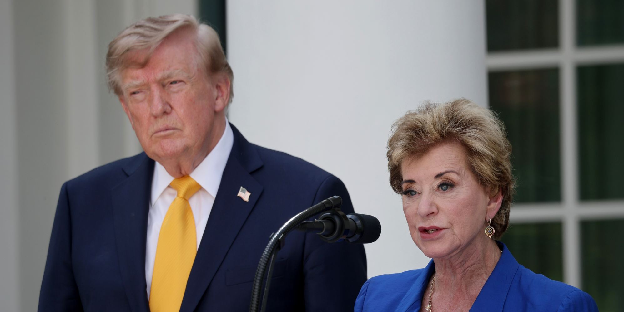 Trump and Linda McMahon make claims about trans kids at White House event