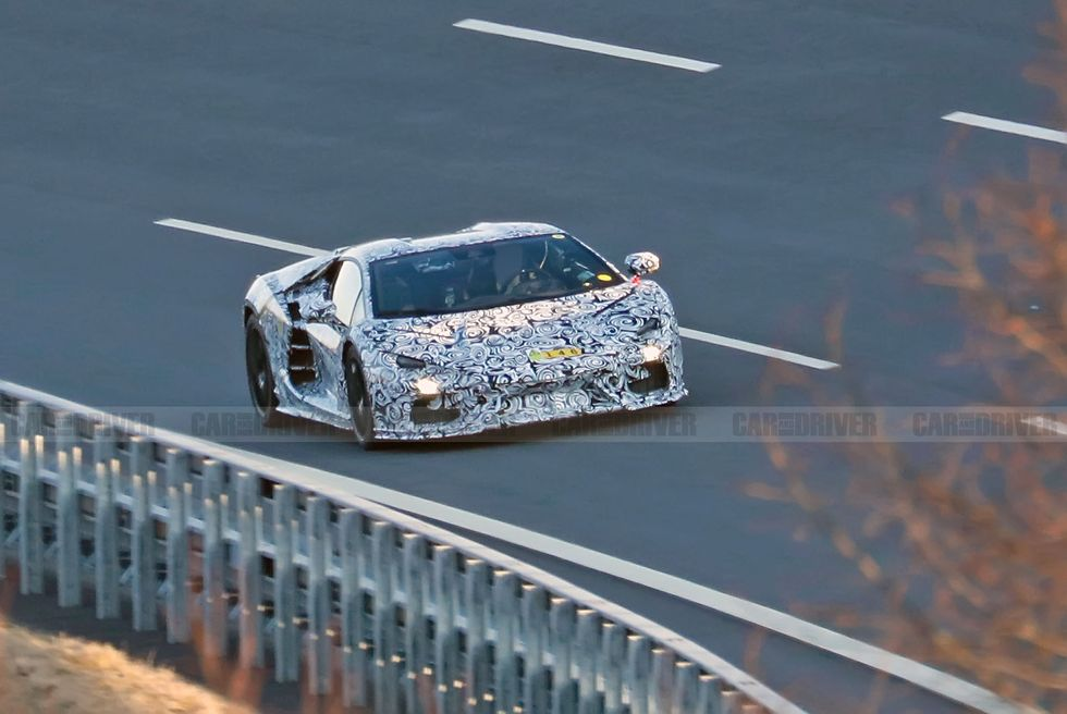 Lamborghini Aventador Successor Spied with Extreme Bodywork