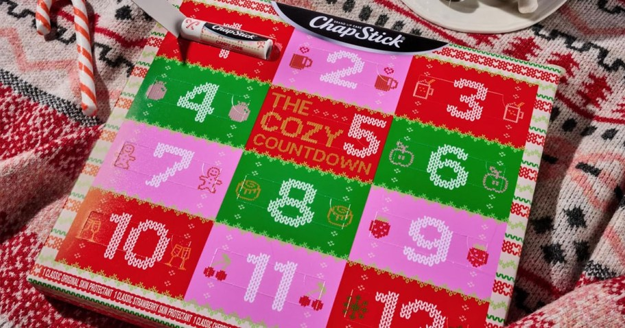 ChapStick 12-Day Advent Calendar Only $7 Shipped on Amazon (Just 59¢ Per Lip Balm)