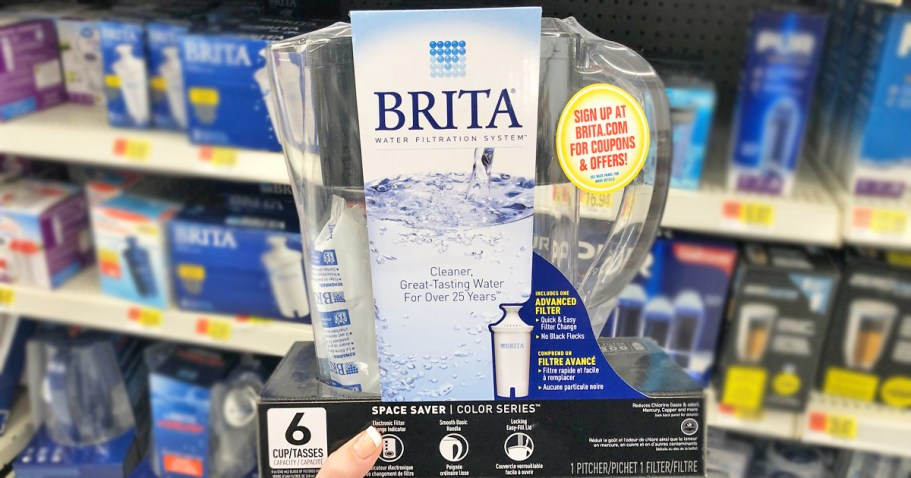 Brita 6-Cup Pitcher w/ Plus Filter Only $17.49 Shipped for Prime Members (Reg. $28)