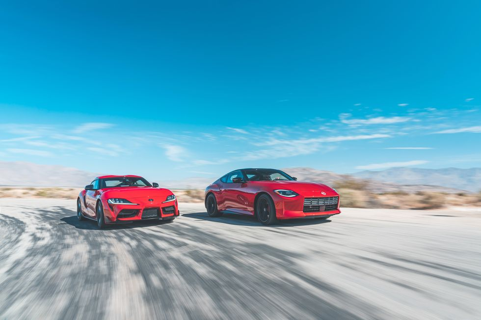 Tested: 2023 Nissan Z Performance vs. 2022 Toyota GR Supra 3.0 Premium