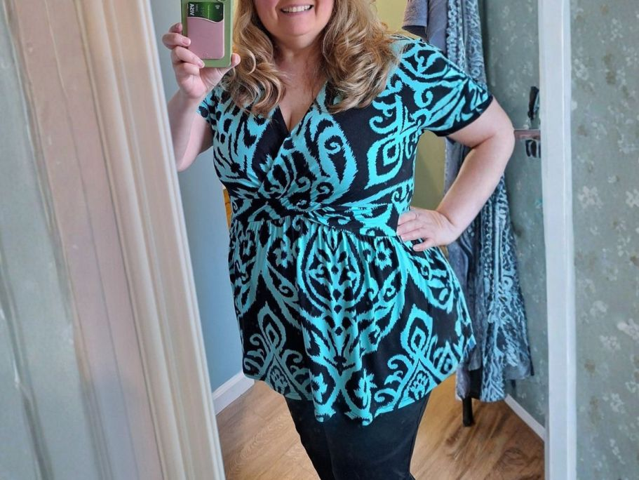 Up to 60% Off Women’s Plus Size Tunic Tops on Amazon