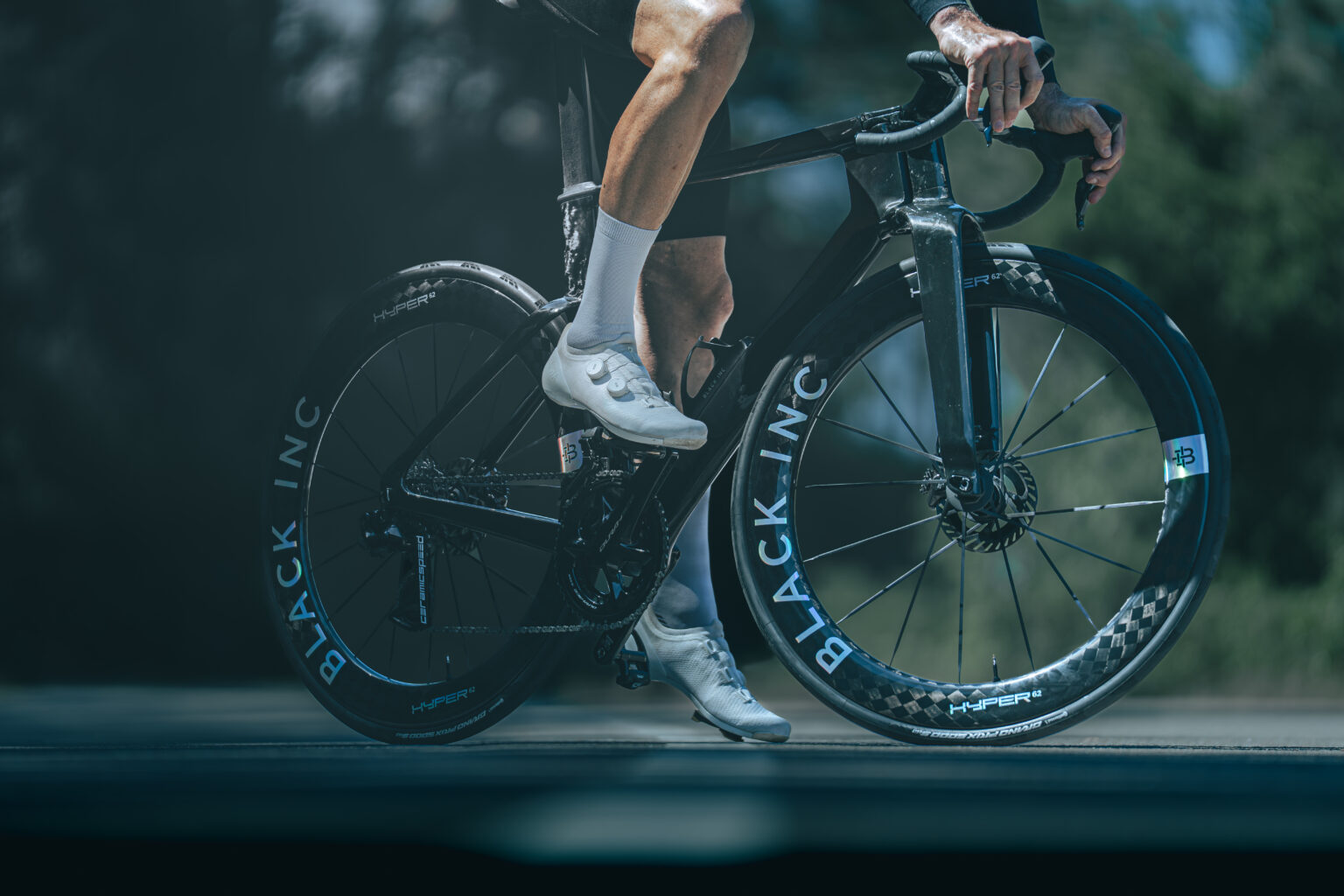 Black Inc HYPER 62 Wheels Bring Carbon Spokes, Hidden Hardware & 1298g Deep-Wheel Speed