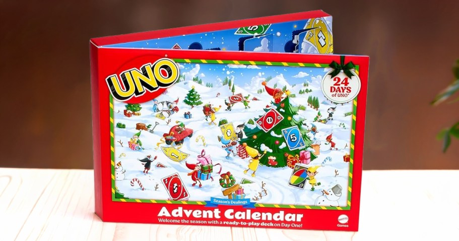 New UNO Advent Calendar Makes Christmas Game Night Even More Fun