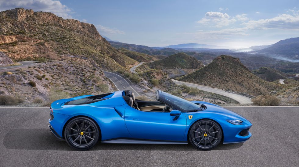 Ferrari 296GTS Is an 819-HP Hybrid V-6 Droptop