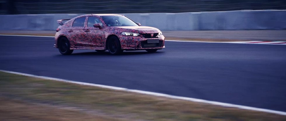 See the 2022 Honda Civic Type R Rip on the Track