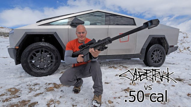 Exactly How Bulletproof Is The Cybertruck? Man With Lots Of Guns Finds Out