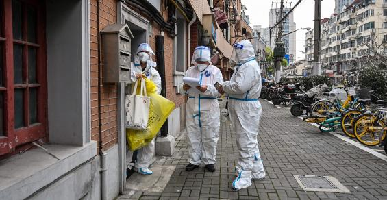 Shanghai Locks Down Half of City to Fight Covid Outbreak
