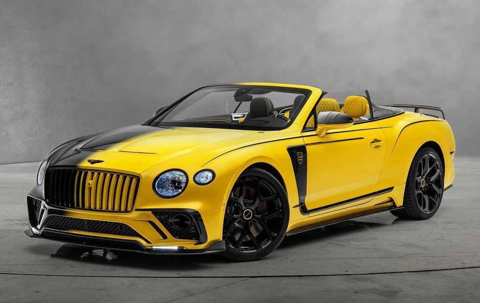 Two-Tone Mansory Bentley Looks Like the Official Car of the Pittsburgh Steelers