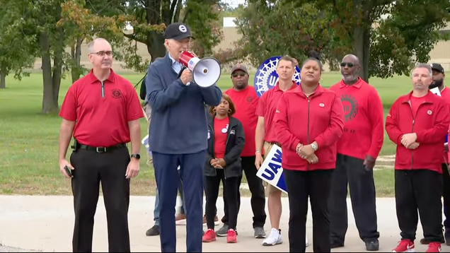 Joe Biden Becomes First Sitting President To Join A Picket Line