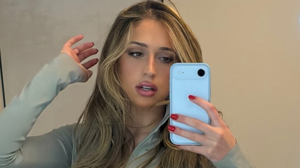 Tate McRae’s See-Through Saint Laurent Cami Top Hangs by Just 2 Strings