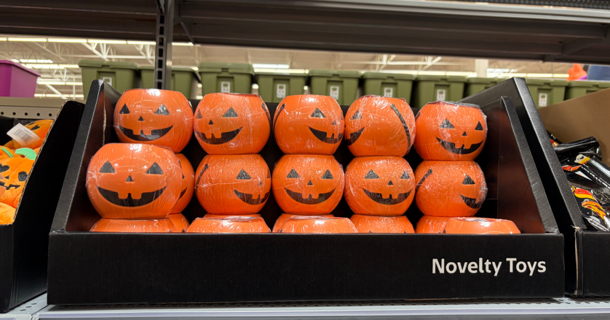 Halloween Pail w/ 18 Squishy Party Favors Just $4.52 at Walmart (May Sell Out)