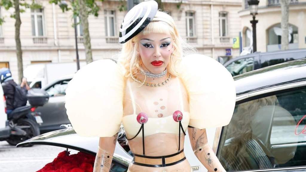 Doja Cat Pushes the Limits in Corset & Fully See-Through Micro Miniskirt