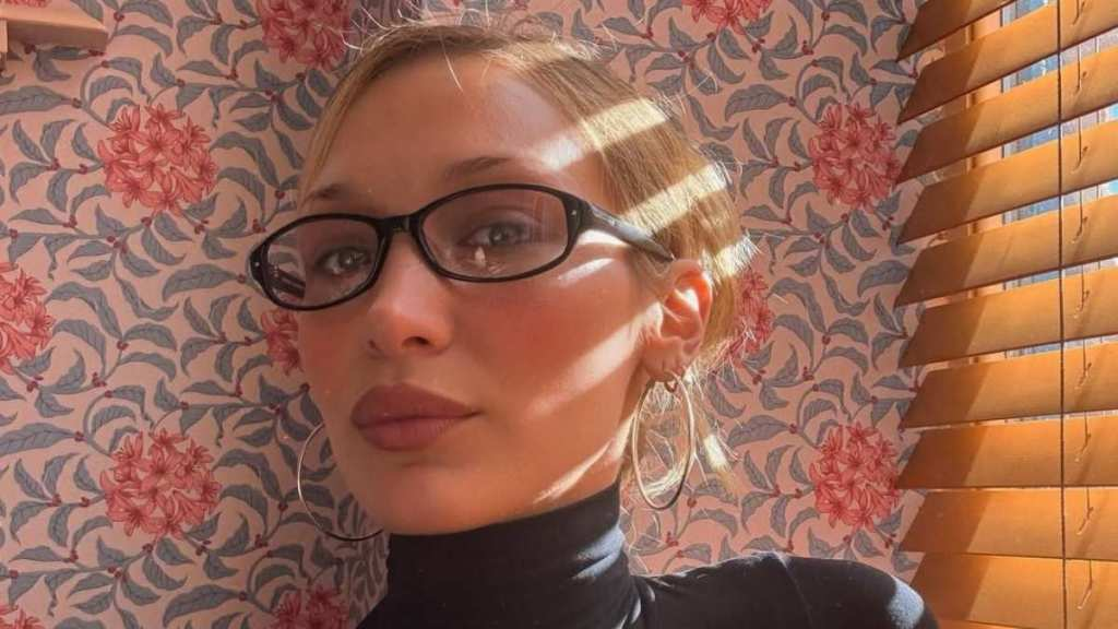 Bella Hadid Leaves Little to the Imagination in Sheer Wet Micro Minidress