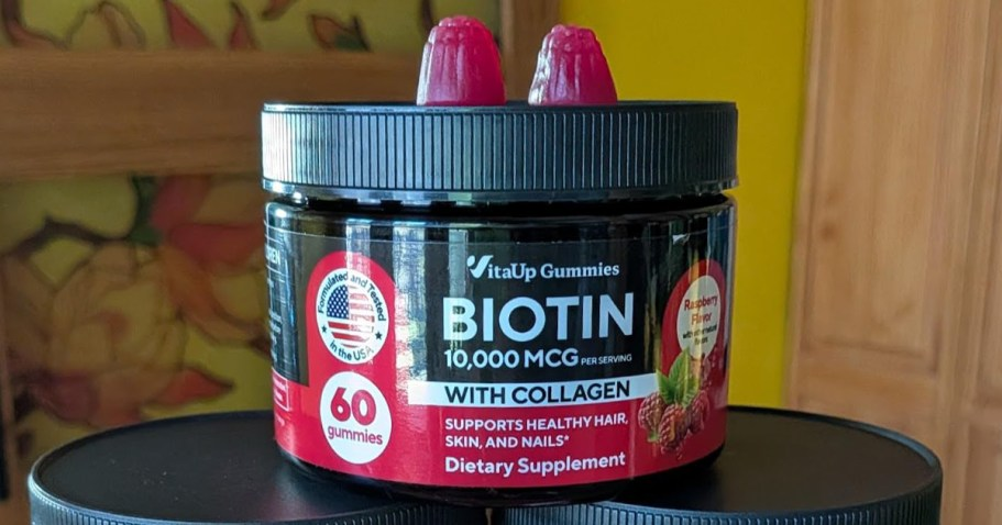 VitaUp Biotin Gummies 60-Count Just $12.96 Shipped on Amazon | Tons of 5-Star Reviews