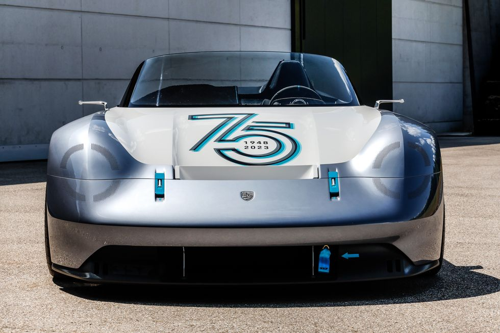 1073-HP Porsche Vision 357 Speedster Loses Roof, Gains Electric Power