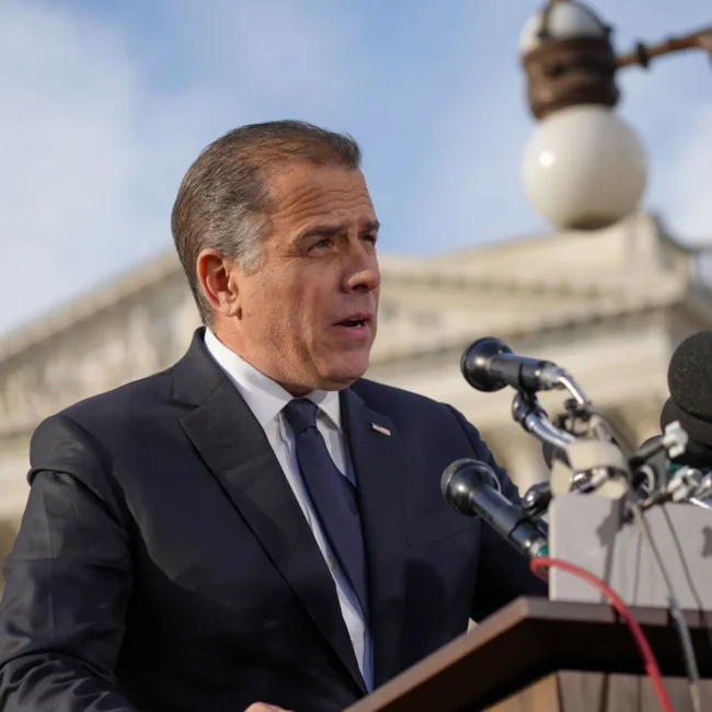 Hunter Biden Says Everyone in D.C. Knows There’s a “Closeted Gay Mafia” of Republicans